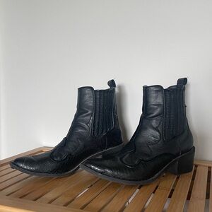 Free People Ankle Cowboy Boots